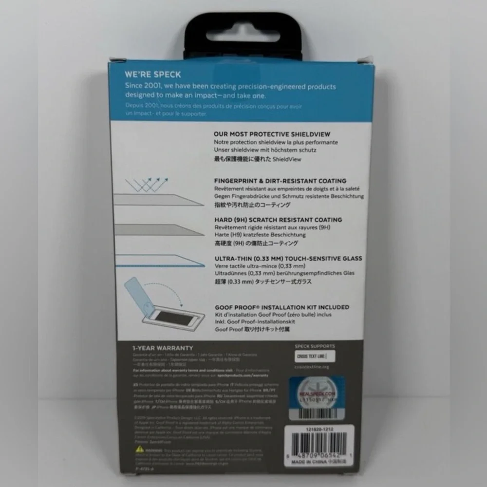 Speck Apple iPhone 11/iPhone XR ShieldView Glass Screen Protector